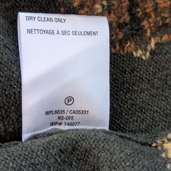 Moss Green and Orange Sheep Sweater by Woolrich - Picture 8 of 9